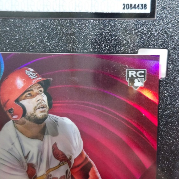 2022 Topps Chrome Black‎ Juan Yepez #83 Red Refractor 1/5 SGC 10 Rookie Card - Picture 6 of 11